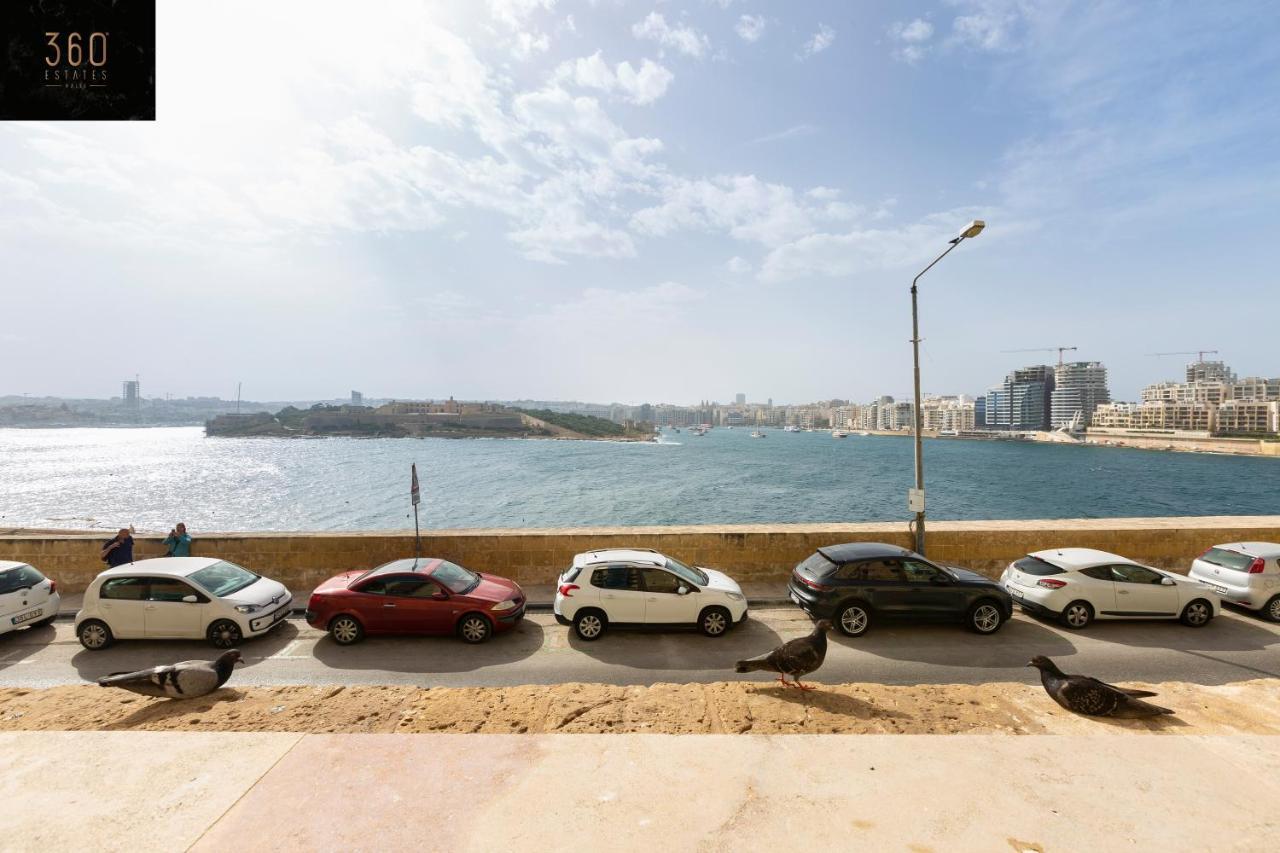 Seafront - Location, Floor With Wifi & Ac By 360 Estates Apartamento La Valeta